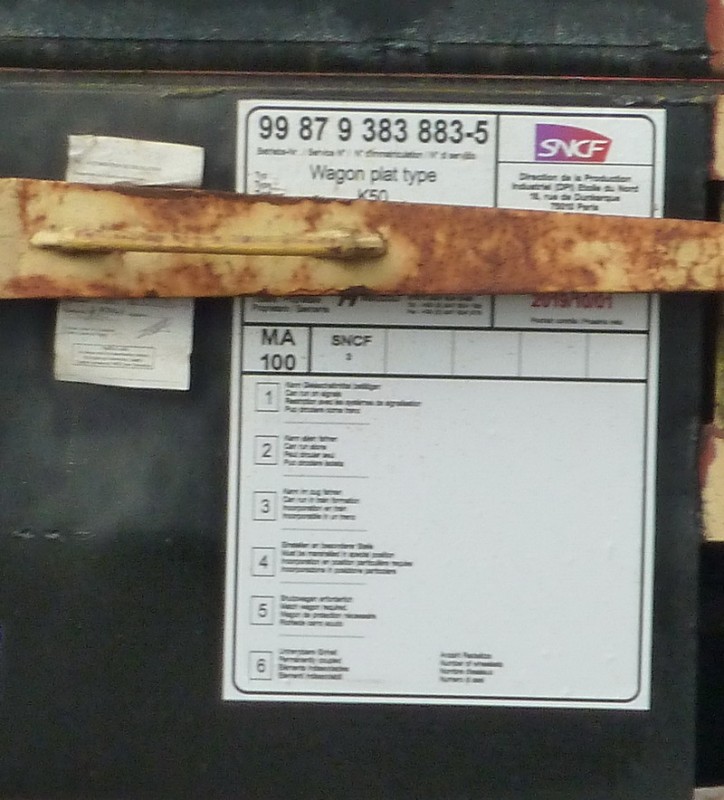 99 87 9 383 887-5 (2014-02-02 St Pierre des Corps) Wagon plat type K50 Meccoli (2).jpg